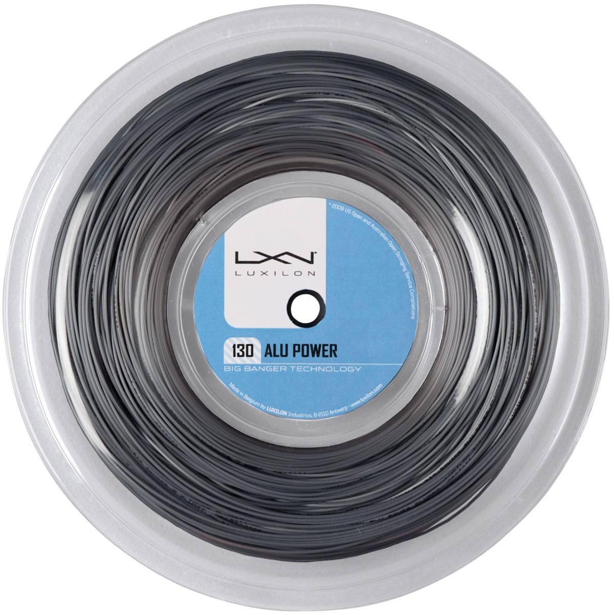 Luxilon ALU Power 130 Silver Tennis String (Reel)