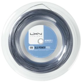 Luxilon ALU Power Feel 120 Silver Tennis String (Reel)