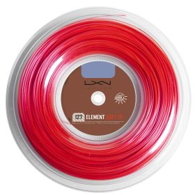 Luxilon Element Soft IR 127 Red Tennis String (Reel)