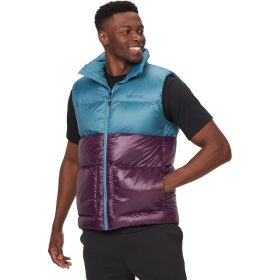 Marmot Guides Down Vest - Men's Moon river/Purple Fig, L