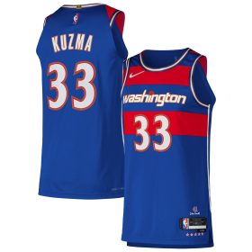 Men's Nike Kyle Kuzma Royal Washington Wizards Authentic Player Jersey - City Edition