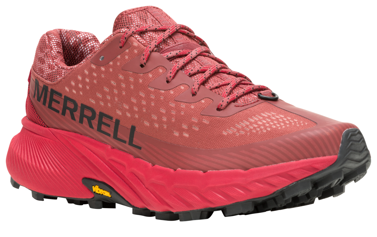 Merrell Agility Peak 5 Trail Running Shoes for Men - Red Oxide - 11M