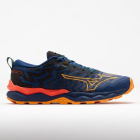 Mizuno Wave Daichi 8 Men's Trail Running Shoes Estate Blue/Apricot