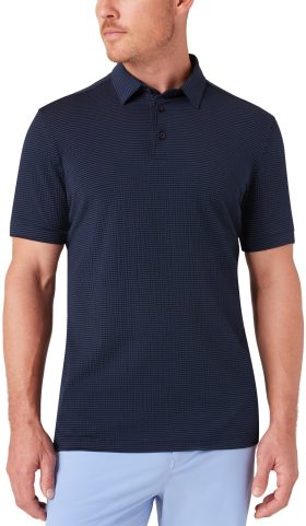 Mizzen+Main Copa Men's Golf Polo - Navy Solid - Blue, Size: Small - Classic