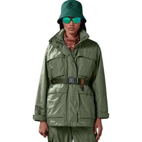 Moncler Grenoble Nuvolau Short Parka - Women's Dark Green, 1