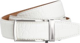 Nexbelt Alligator V2 Men's Golf Dress Belts - White
