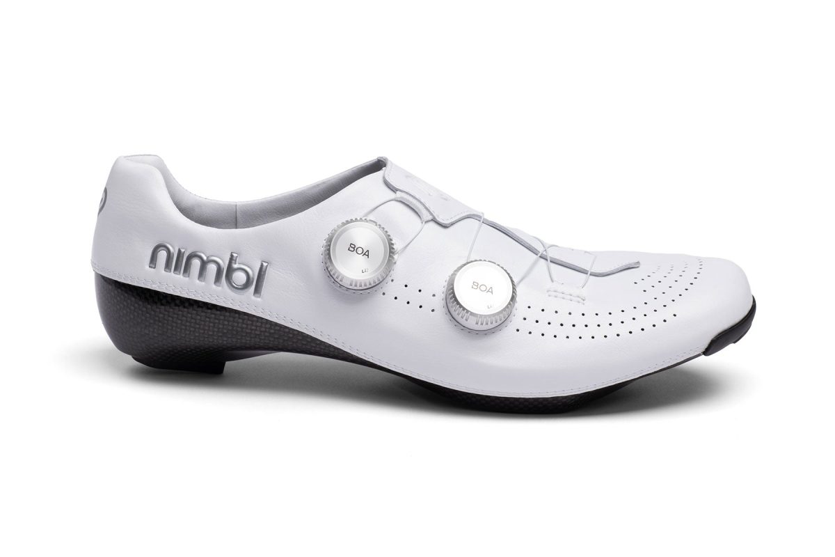 Nimbl Exceed Ultimate Glide Road Shoes - White Silver - 43