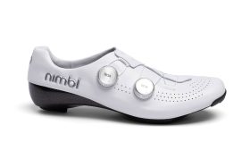 Nimbl Exceed Ultimate Glide Road Shoes - White Silver - 43