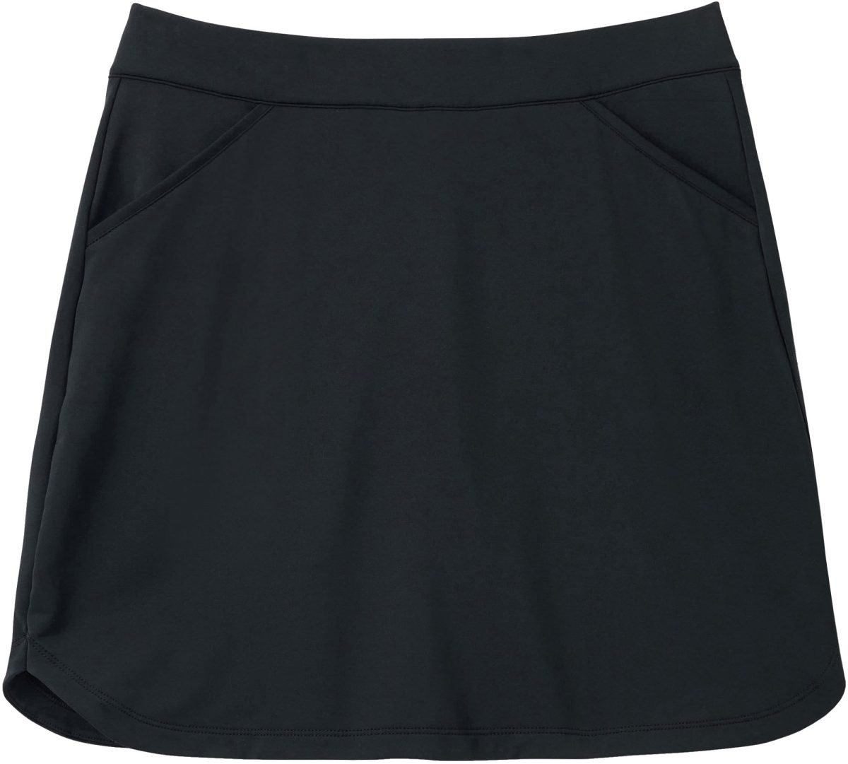 Peter Millar Womens Alice Petal Hem Golf Skort - Black, Size: X-Large