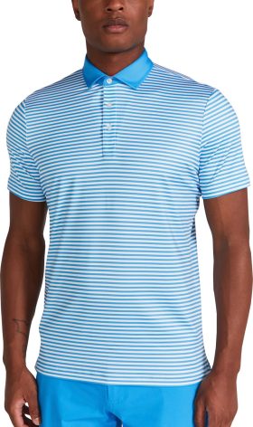 REDVANLY Baker Men's Golf Polo - Blue, Size: Large