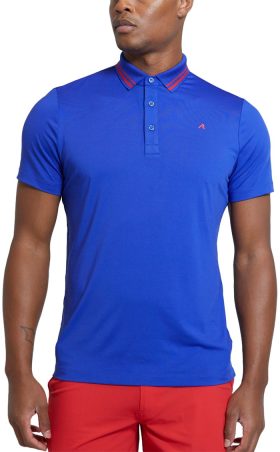 REDVANLY Cadman Men's Golf Polo Shirt - Blue, Size: Small