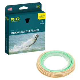 Rio Premier Tarpon Clear-Tip Floater Fly Line - Clear/Seafoam/Sand - Line Weight 12