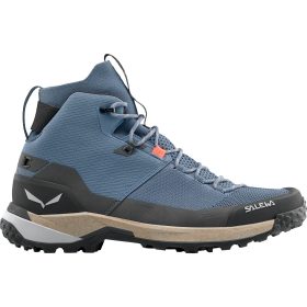 Salewa Puez Knit Mid PTX Hiking Boot - Men's Java Blue/Black, 14.0