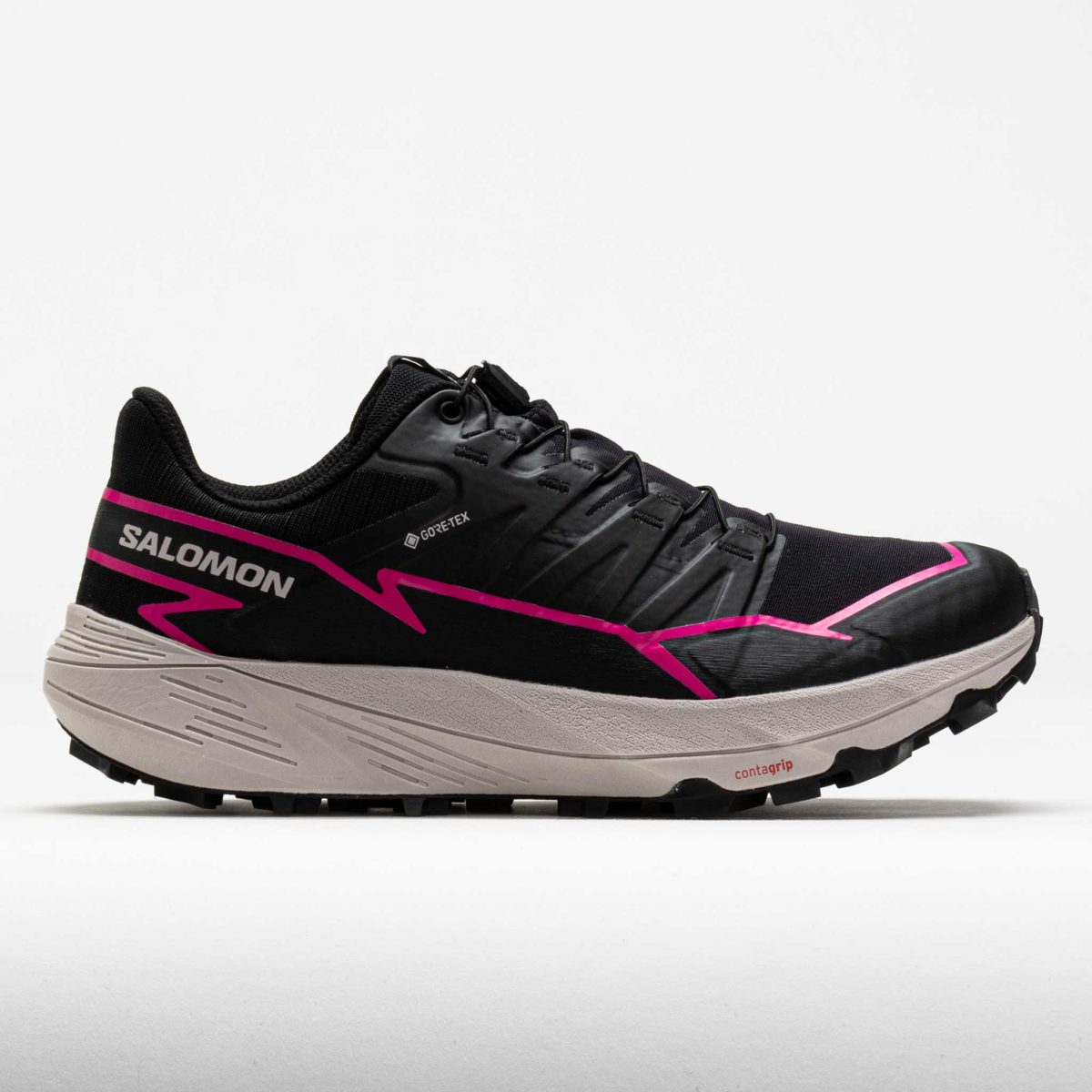 Salomon Thundercross GTX Women's Trail Running Shoes Black/Black/Pink Glo