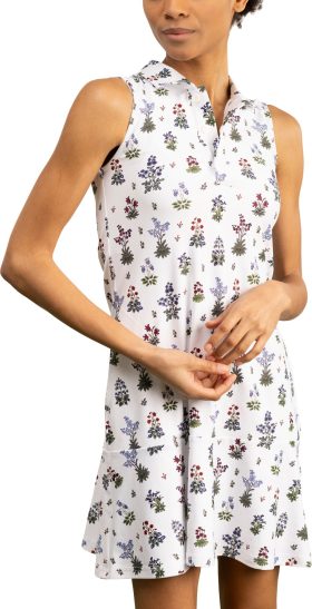 Smith & Quinn Womens The Gracie Sleeveless Golf Dress - White, Size: Medium