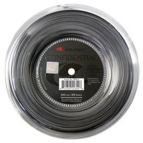 Solinco Confidential 17g Silver Tennis String (Reel)