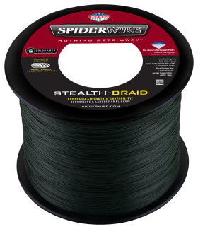 SpiderWire Stealth Braid Fishing Line - 1200 Yards - 100 lb. test - Moss Green