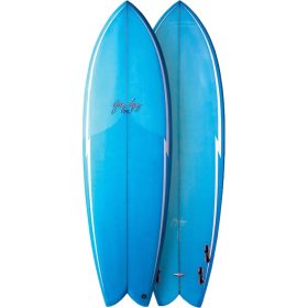 Surftech Something Fishy Quad-Fin Shortboard Surfboard Light Blue, 5ft 10in