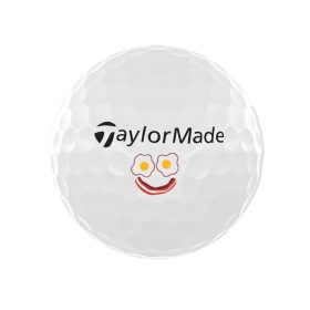 TaylorMade TP5x MySymbol Golf Balls 2024 - Bacon and Eggs