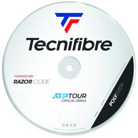 Tecnifibre Razor Code White 17g Tennis String (Reel)