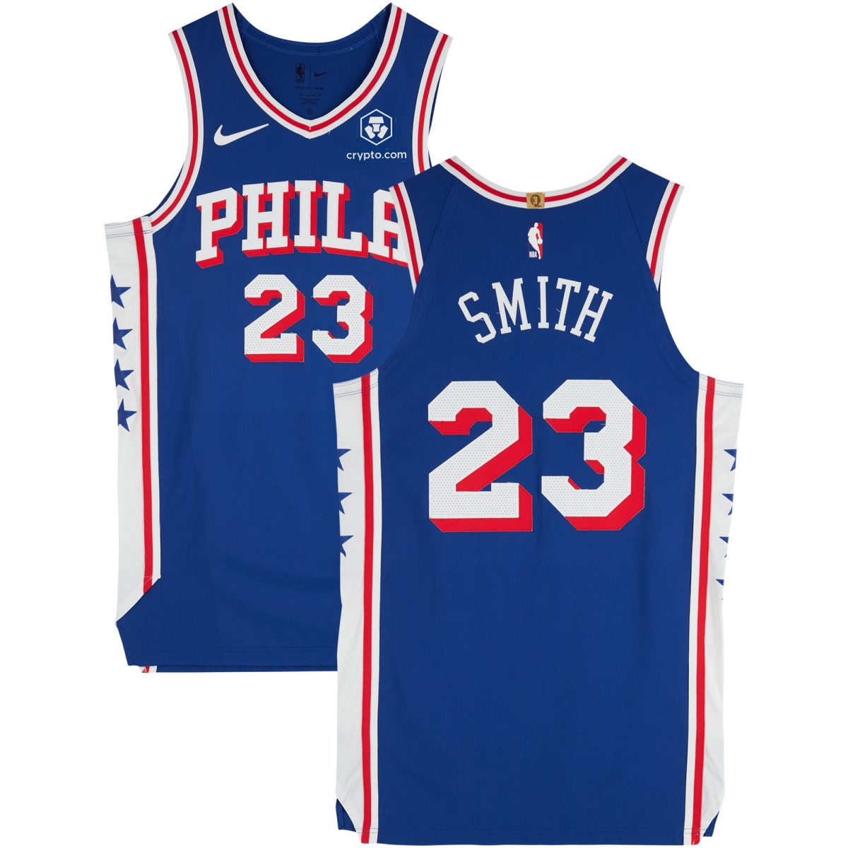 Terquavion Smith Philadelphia 76ers Game-Used #23 Royal Jersey vs. Memphis Grizzlies on April 6, 2024 - Size 46+4