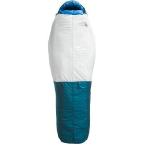 The North Face Cat's Meow Sleeping Bag: 20F Synthetic Banff Blue/Tin Grey-NPF, Extra Long/Right Zip