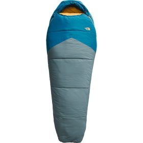 The North Face Wasatch Pro 20 Sleeping Bag: 20F Synthetic Banff Blue/Goblin Blue/NPF, Long/Right Zip