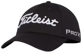 Titleist Tour Elite Men's Golf Hat 2024 - Black, Size: Small/Medium