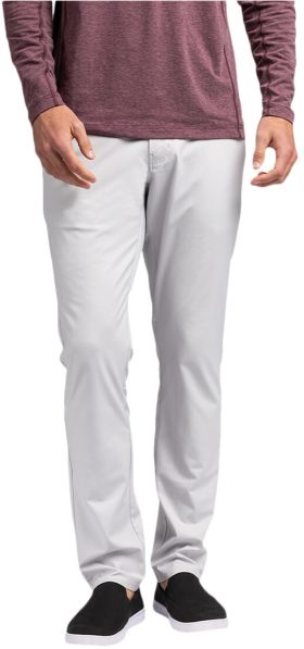 TravisMathew Right On Time Men's Golf Pants - Grey, Size: 34