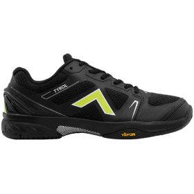 Tyrol Men's Drive-V Pro Pickleball Shoes (Black/Lime)