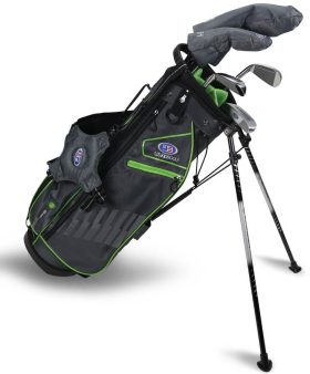 U.S. Kids UL57 5 Club Junior Golf Set - Grey/Green Bag - GREEN - LEFT