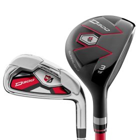 Wilson D300 SL Hybrid Combo Iron Set - RIGHT - UNIFLEX - 4H, 5-PW - Golf Clubs