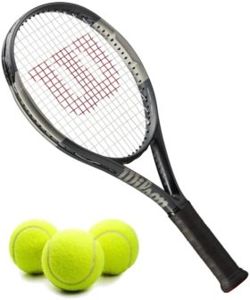 Wilson H2 Hyper Hammer Tennis Racquet Bundled w 3 Tennis Balls