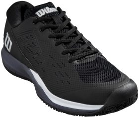 Wilson Men's Rush Pro ACE Tennis Shoes (Black/Ombre Blue/White)