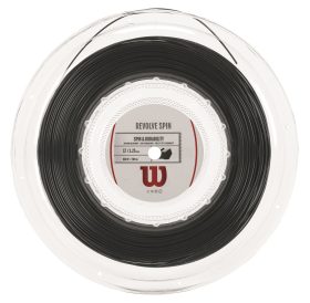 Wilson Revolve Spin 17g Black Tennis String (Reel)