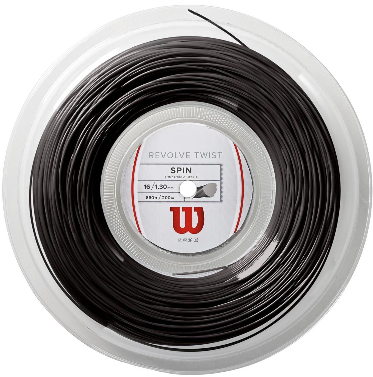 Wilson Revolve Twist 16g Grey Tennis String (Reel)