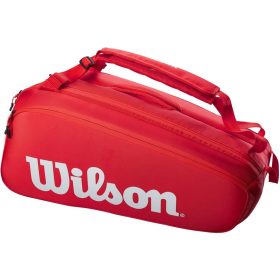 Wilson Super Tour 9 Pack Tennis Bag (Red)