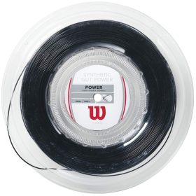 Wilson Synthetic Gut Power 17g Black Tennis String (Reel)