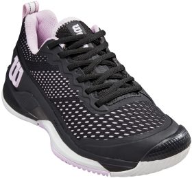 Wilson Women's Rush Pro 4.5 Tennis Shoes (Black/Black/Pirouette)