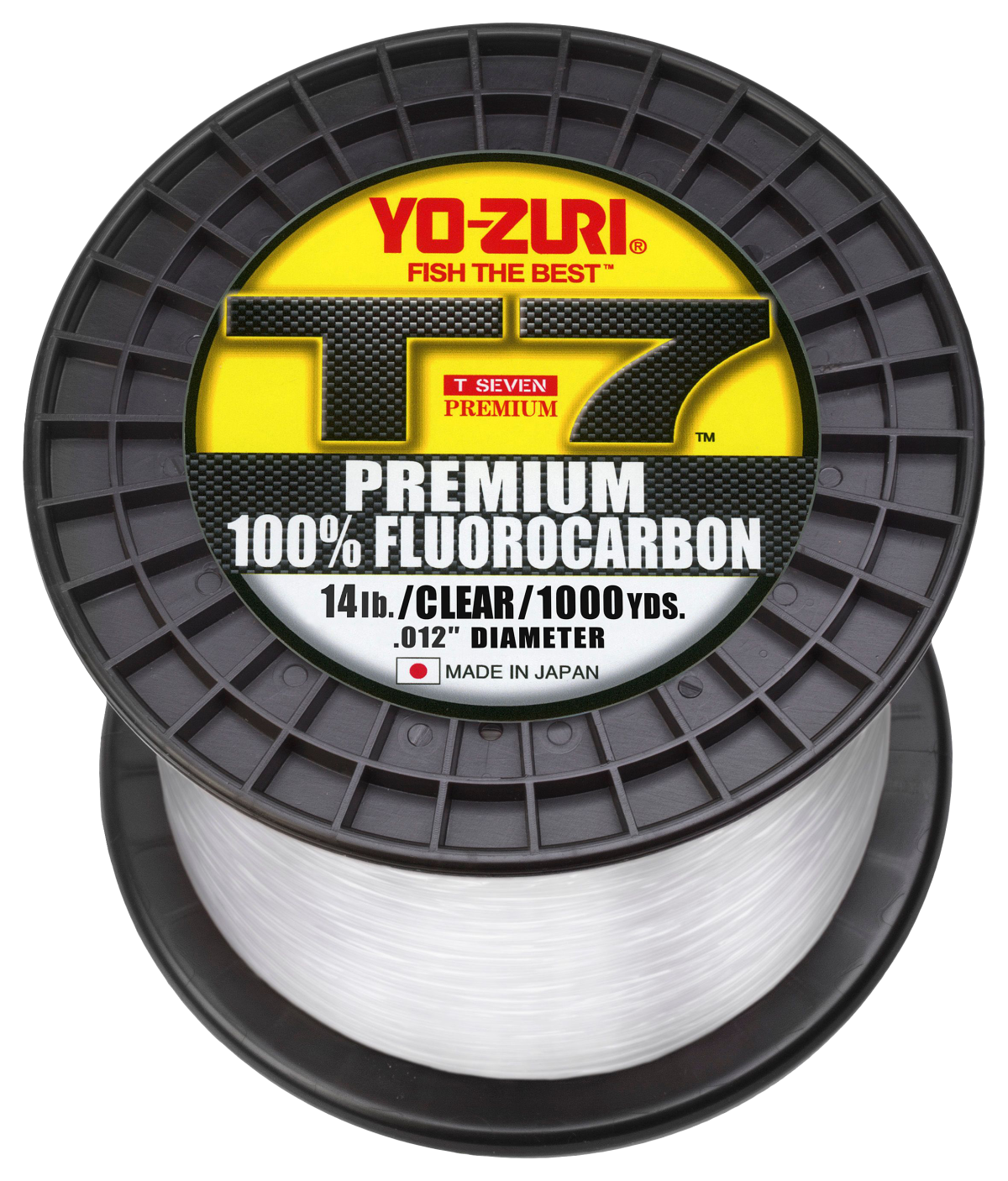 Yo-Zuri T7 Premium Fluorocarbon Fishing Line - 1000 Yards - 14 Lb. Test