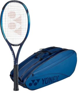 Yonex EZone Ace 7th Gen Tennis Racquet + 6pk Bag (Sky Blue)