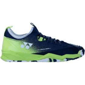 Yonex Men's FusionRev 4 Tennis Shoes (Lime/Navy)