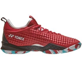 Yonex Men's FusionRev 4 Tennis Shoes (Red/Black)