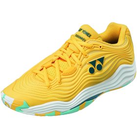 Yonex Women's Fusion Rev 5 Tennis Shoes (Soft Yellow)