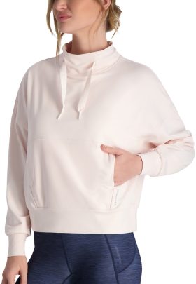Zero Restrcition Womens Evie Mock Golf Sweater - Pink, Size: Small