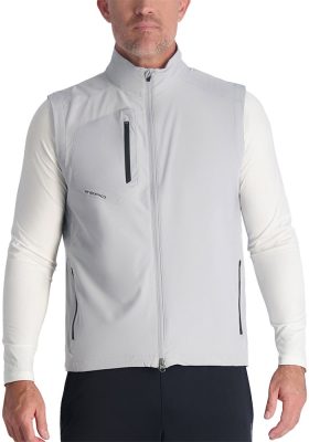 Zero Restriction Z700 Full Zip Men's Golf Vest - Grey, Size: Medium