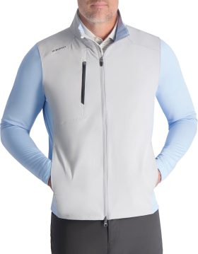 Zero Restriction Z710 Full Zip Men's Golf Jacket - Blue, Size: Medium