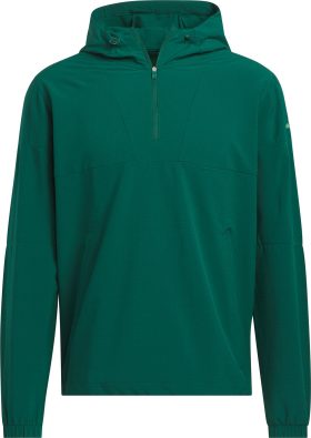 adidas Ultimate365 Anorak Men's Golf Hoodie - Green, Size: Small