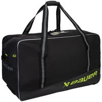 Bauer Core Wheeled Junior Hockey Equipment Bag - 2024 Model in Black/Green