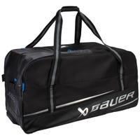 Bauer Premium Wheeled Senior Hockey Equipment Bag - 2024 Model in Black/Grey/Blue